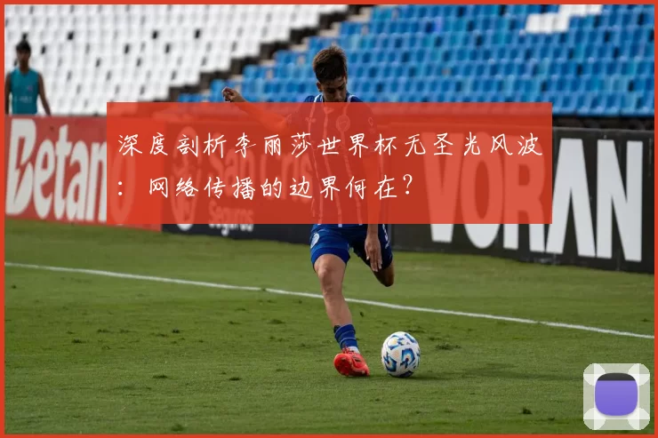 深度剖析李丽莎世界杯无圣光风波:网络传播的边界何在?