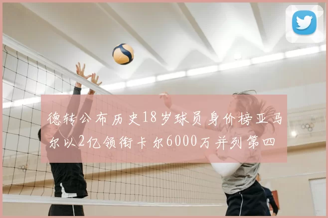 德转公布历史18岁球员身价榜亚马尔以2亿领衔卡尔6000万并列第四